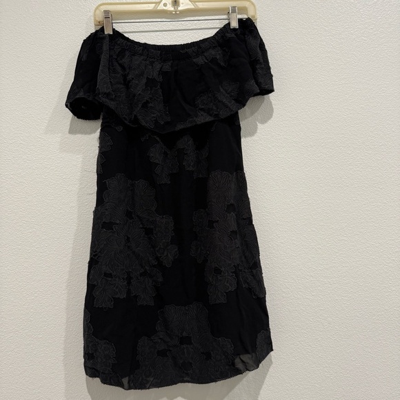 Aritzia Wilfred Neuchatel Lace Off Shoulder Floral Cotton  Dress Size XXS - Picture 2 of 5